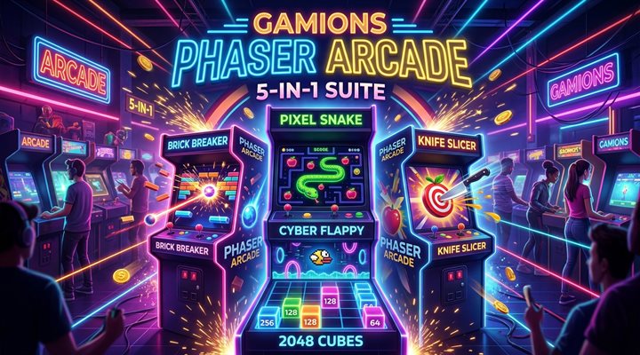 Phaser Arcade Suite
